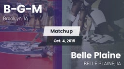 Matchup: B-G-M vs. Belle Plaine 2019