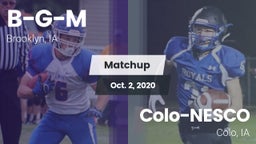 Matchup: B-G-M vs. Colo-NESCO  2020
