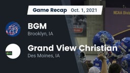 Recap: BGM  vs. Grand View Christian 2021