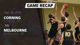Recap: Corning  vs. Melbourne  2016