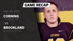 Recap: Corning  vs. Brookland  2016