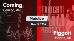 Matchup: Corning vs. Piggott  2016