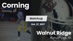Matchup: Corning vs. Walnut Ridge  2017
