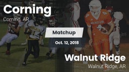 Matchup: Corning vs. Walnut Ridge  2018