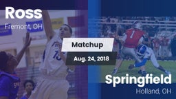 Matchup: Ross vs. Springfield  2018