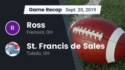 Recap: Ross  vs. St. Francis de Sales  2019