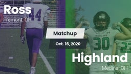 Matchup: Ross vs. Highland  2020