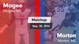 Matchup: Magee vs. Morton  2016