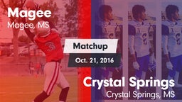 Matchup: Magee vs. Crystal Springs  2016
