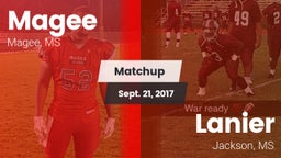 Matchup: Magee vs. Lanier  2017