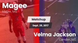 Matchup: Magee vs. Velma Jackson  2017