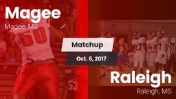Matchup: Magee vs. Raleigh  2017
