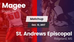 Matchup: Magee vs. St. Andrews Episcopal  2017