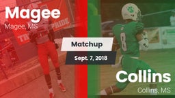 Matchup: Magee vs. Collins  2018