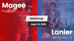 Matchup: Magee vs. Lanier  2018