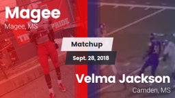 Matchup: Magee vs. Velma Jackson  2018