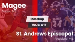 Matchup: Magee vs. St. Andrews Episcopal  2018