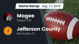 Recap: Magee  vs. Jefferson County  2018