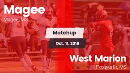 Matchup: Magee vs. West Marion  2019