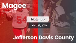Matchup: Magee vs. Jefferson Davis County 2019