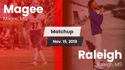 Matchup: Magee vs. Raleigh  2019