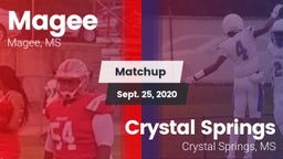 Matchup: Magee vs. Crystal Springs  2020