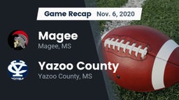 Recap: Magee  vs. Yazoo County  2020