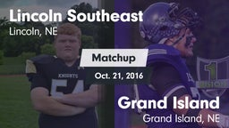 Matchup: Lincoln Southeast vs. Grand Island  2016