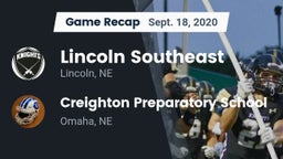 Recap: Lincoln Southeast  vs. Creighton Preparatory School 2020