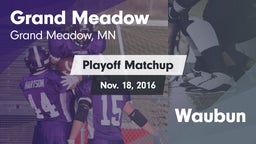 Matchup: Grand Meadow vs. Waubun 2016