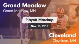 Matchup: Grand Meadow vs. Cleveland  2016
