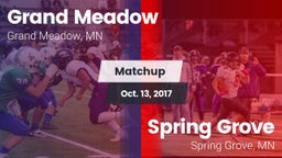 Matchup: Grand Meadow vs. Spring Grove  2017