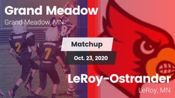 Matchup: Grand Meadow vs. LeRoy-Ostrander  2020