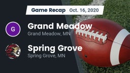 Recap: Grand Meadow  vs. Spring Grove  2020