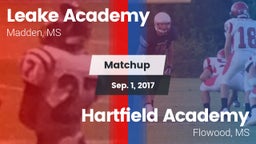 Matchup: Leake Academy vs. Hartfield Academy  2017