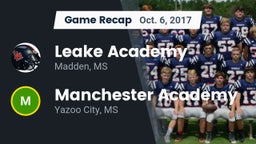 Recap: Leake Academy  vs. Manchester Academy  2017