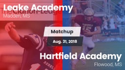 Matchup: Leake Academy vs. Hartfield Academy  2018