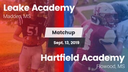 Matchup: Leake Academy vs. Hartfield Academy  2019