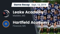 Recap: Leake Academy  vs. Hartfield Academy  2019