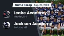 Recap: Leake Academy  vs. Jackson Academy  2020