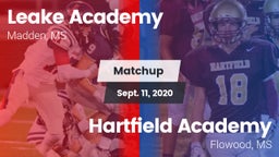 Matchup: Leake Academy vs. Hartfield Academy  2020