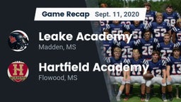 Recap: Leake Academy  vs. Hartfield Academy  2020