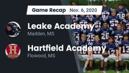 Recap: Leake Academy  vs. Hartfield Academy  2020