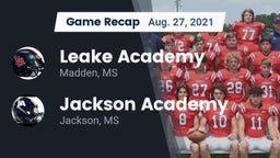 Recap: Leake Academy  vs. Jackson Academy  2021