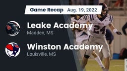 Recap: Leake Academy  vs. Winston Academy  2022