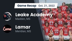Recap: Leake Academy  vs. Lamar  2022