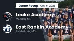 Recap: Leake Academy  vs. East Rankin Academy  2023
