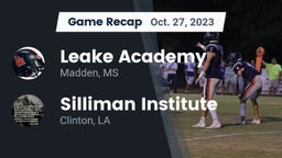 Recap: Leake Academy  vs. Silliman Institute  2023