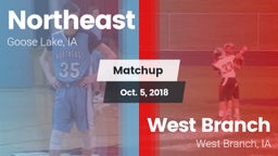 Matchup: Northeast vs. West Branch  2018