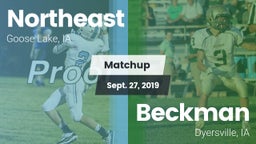 Matchup: Northeast vs. Beckman  2019